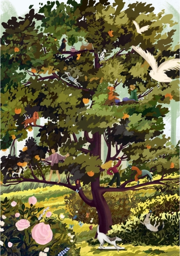 Puzzle Piece of Mind. 500 elementów. Tree. Ekologiczne puzzle premium