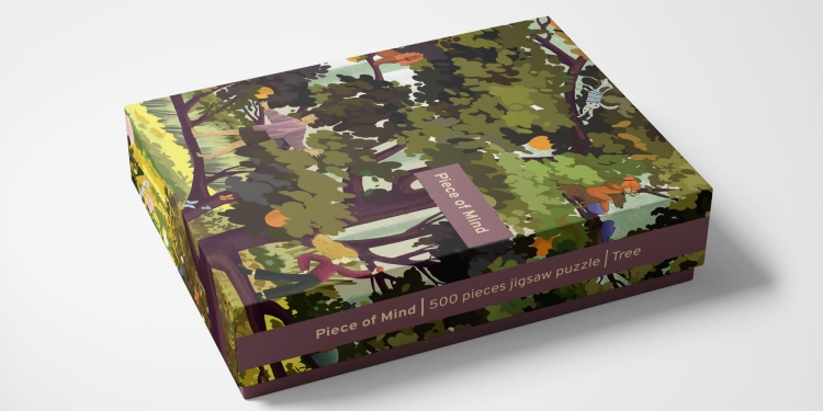 Puzzle Piece of Mind. 500 elementów. Tree. Ekologiczne puzzle premium