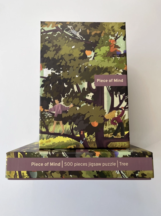 Puzzle Piece of Mind. 500 elementów. Tree. Ekologiczne puzzle premium
