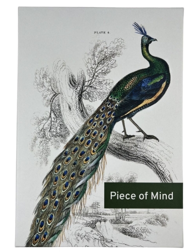 Puzzle Piece of Mind. 1000 elementów. A majestic male peafowl portrait. Ekologiczne puzzle premium