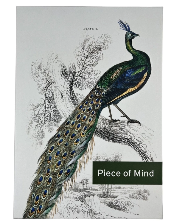 Puzzle Piece of Mind. 1000 elementów. A majestic male peafowl portrait. Ekologiczne puzzle premium
