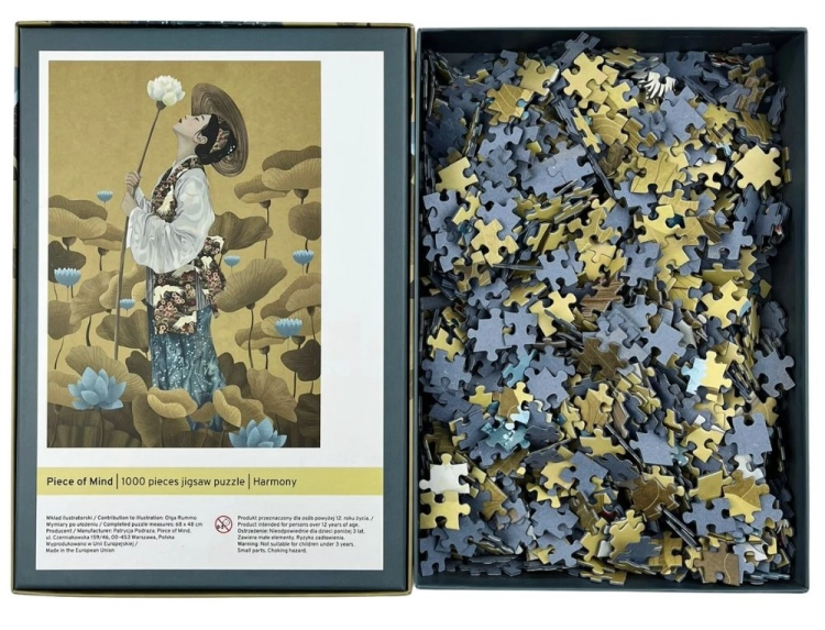 Puzzle Piece of Mind. 1000 elementów. Harmony. Ekologiczne puzzle premium