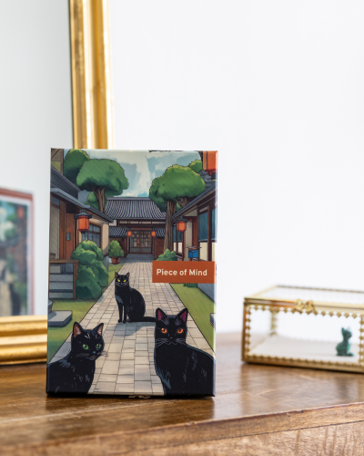 Puzzle Piece of Mind. 500 elementów. Black cats. Ekologiczne puzzle premium